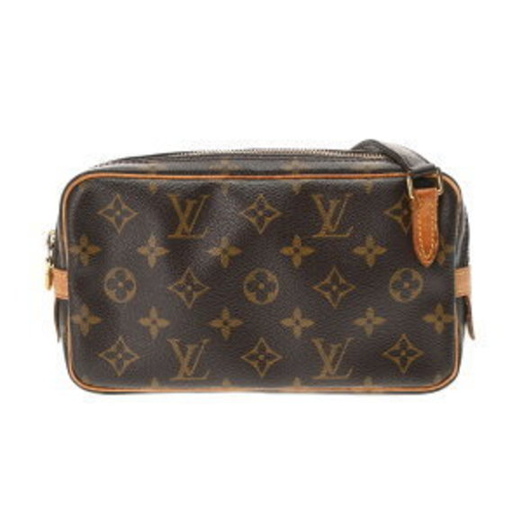Louis Vuitton Bandouliere Marly Bag Shoulder Brown Canvas Monogram - Picture 1 of 9